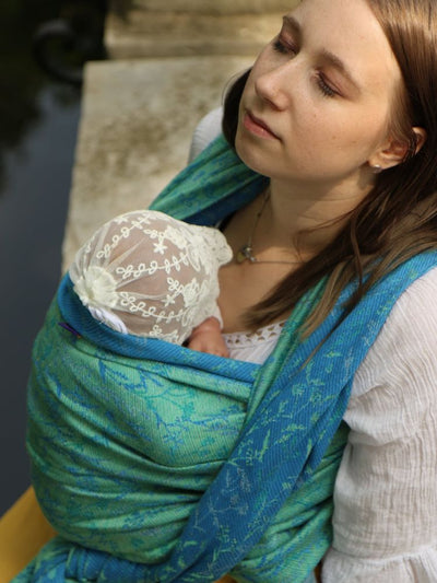 Yaro Ringslynge, Terra Duo Blue Grass Linen Tencel
