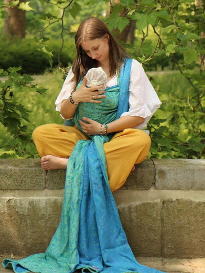 Yaro Ringslynge, Terra Duo Blue Grass Linen Tencel