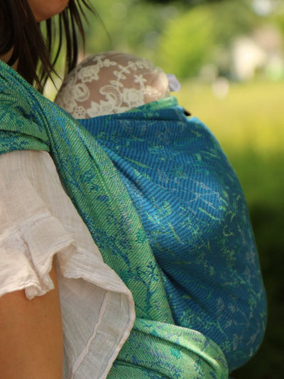 Yaro Ringslynge, Terra Duo Blue Grass Linen Tencel