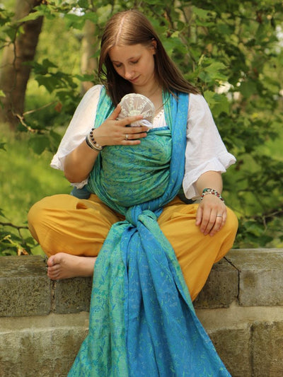 Yaro Ringslynge, Terra Duo Blue Grass Linen Tencel