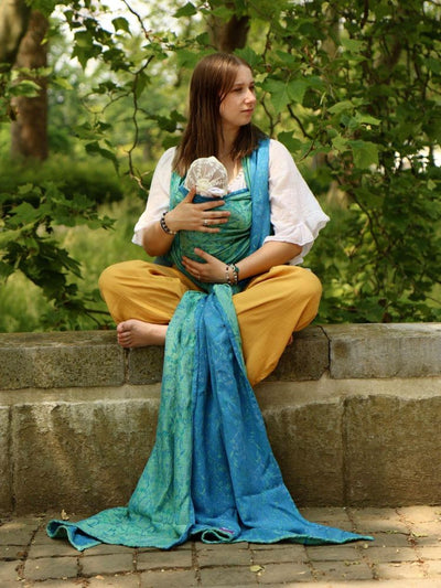 Yaro Ringslynge, Terra Duo Blue Grass Linen Tencel