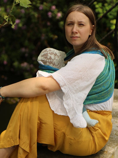 Yaro Ringslynge, Terra Duo Blue Grass Linen Tencel