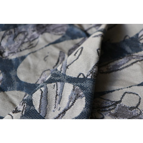 Yaro Fastvikle,  Waterflower Trio Silver Black Blue Tencel